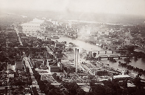 Aerial View Douglas Starch Works