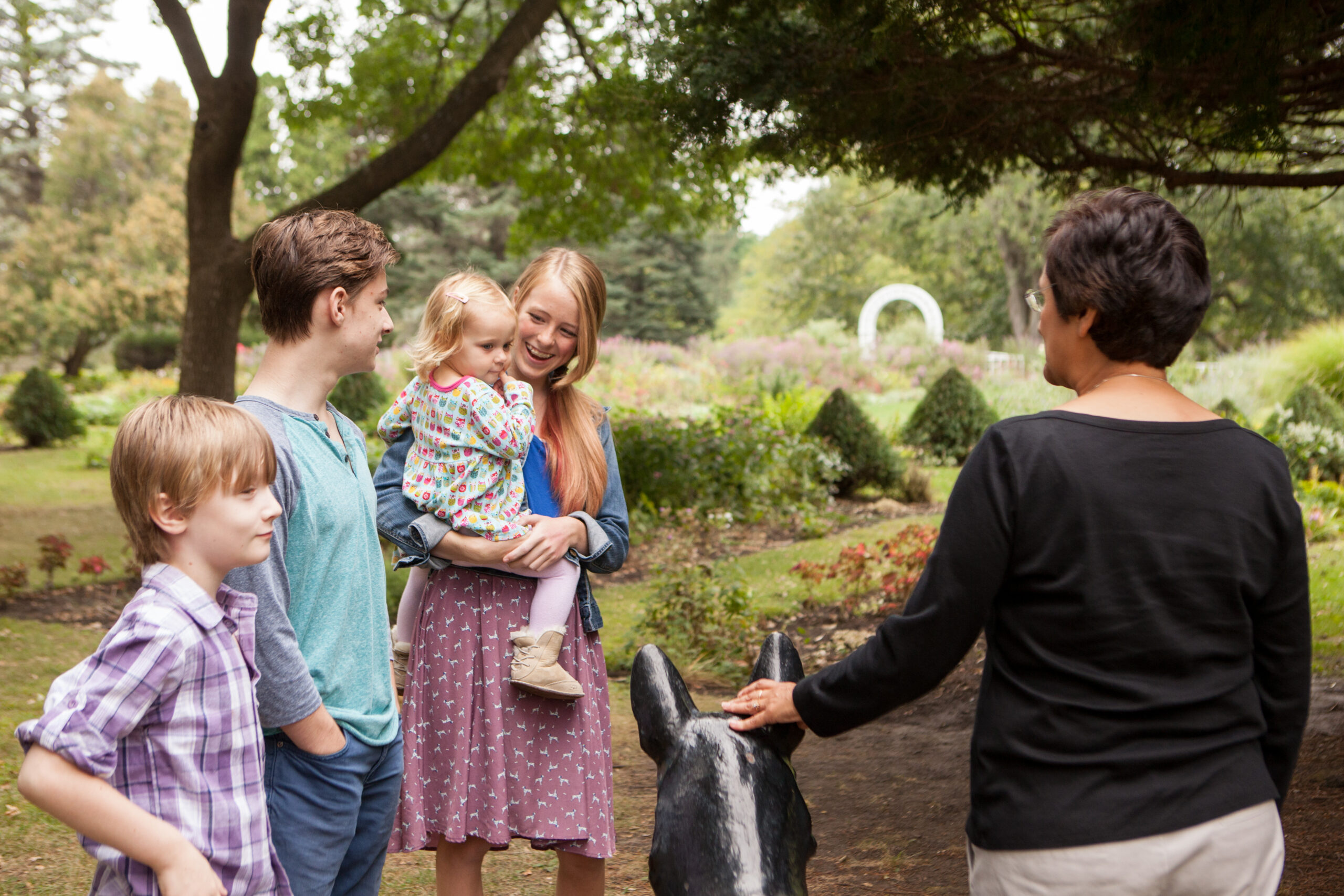 Family of visitors